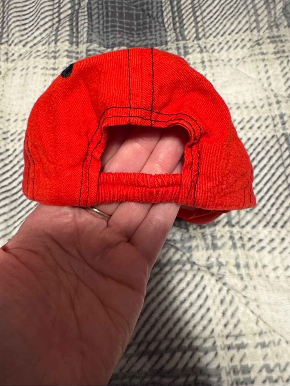 Red "My Daddy Rocks" Guitar Baseball Cap - Picture 2 of 3